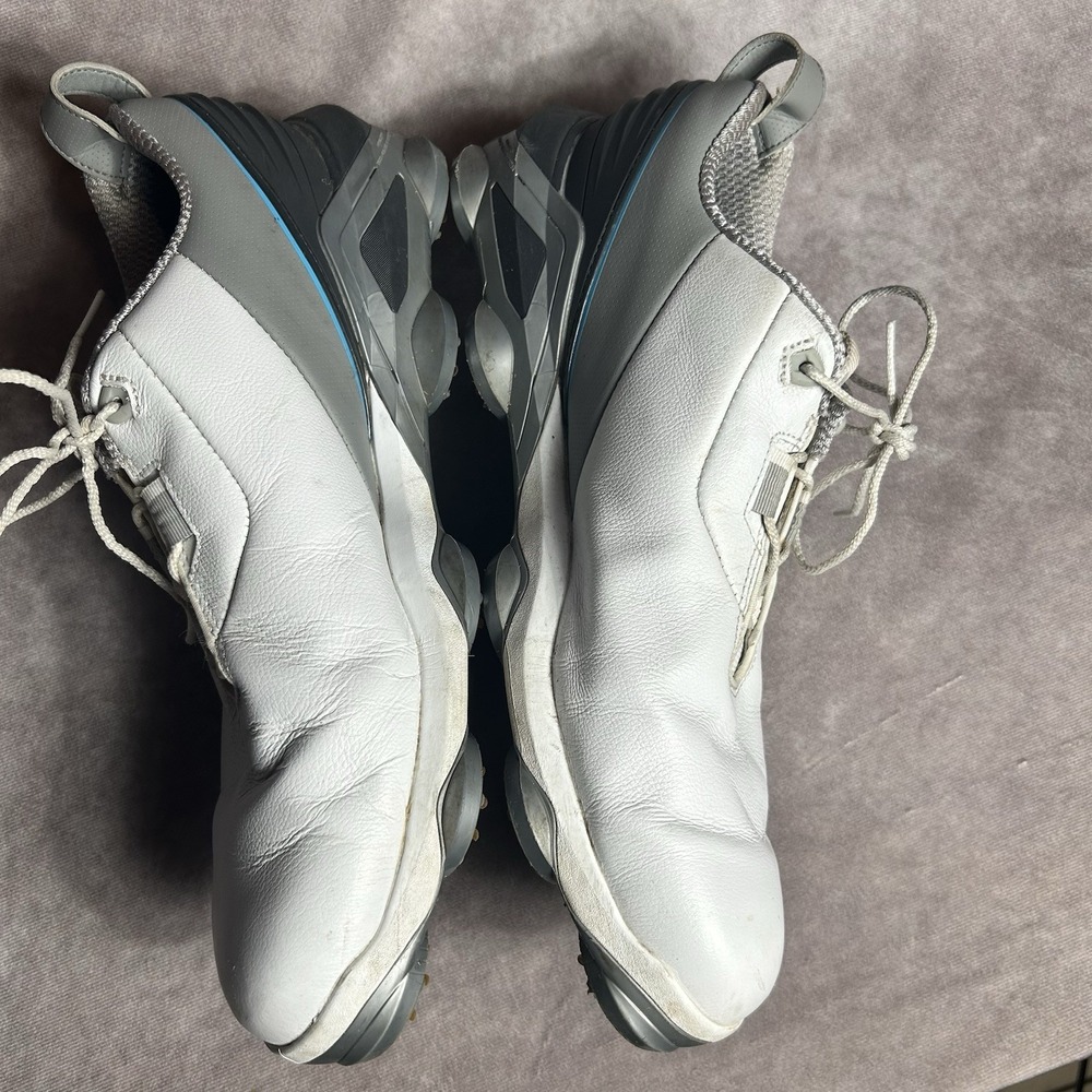 FootJoy FJ Tour Alpha White Leather Athletic Golf Sneakers 55506C Mens Size 11.5 - Picture 7 of 10